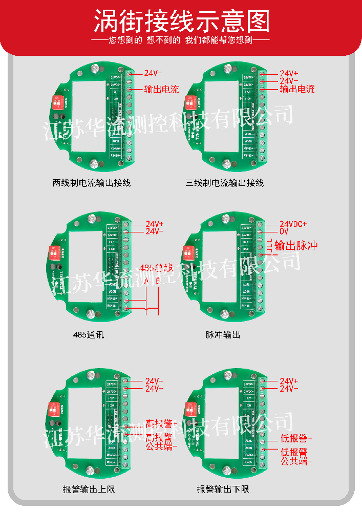 渦街流量計(jì)常見(jiàn)的接線(xiàn)，你知道嗎